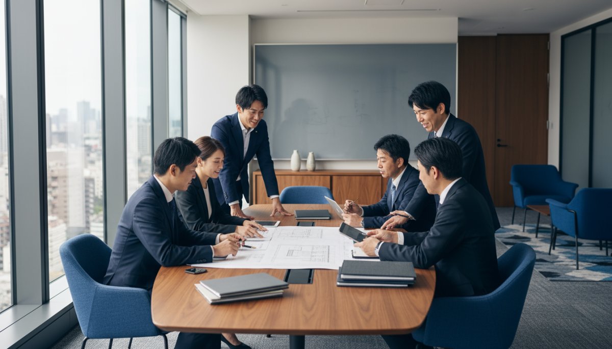 インサイドセールス代行会社を選定している様子