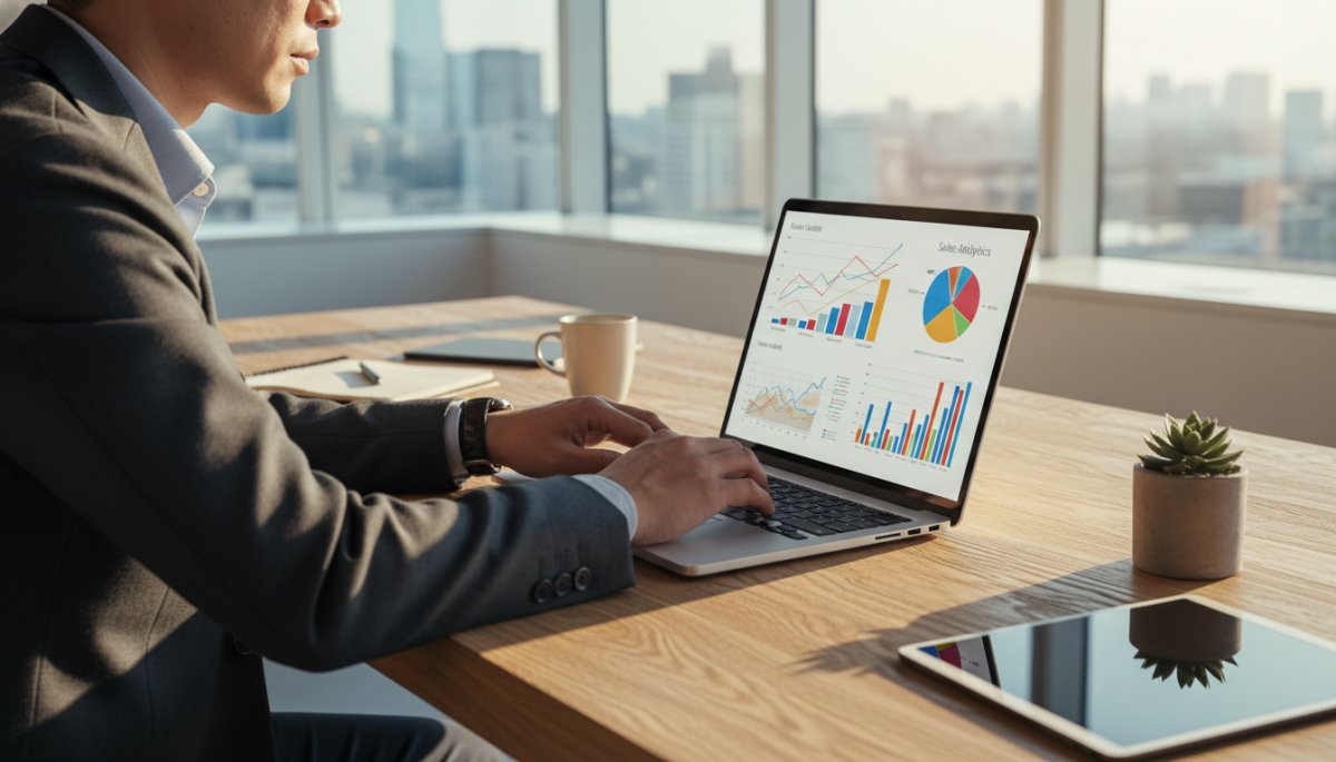 営業活動における商談化率の重要性を示すビジネスシーン