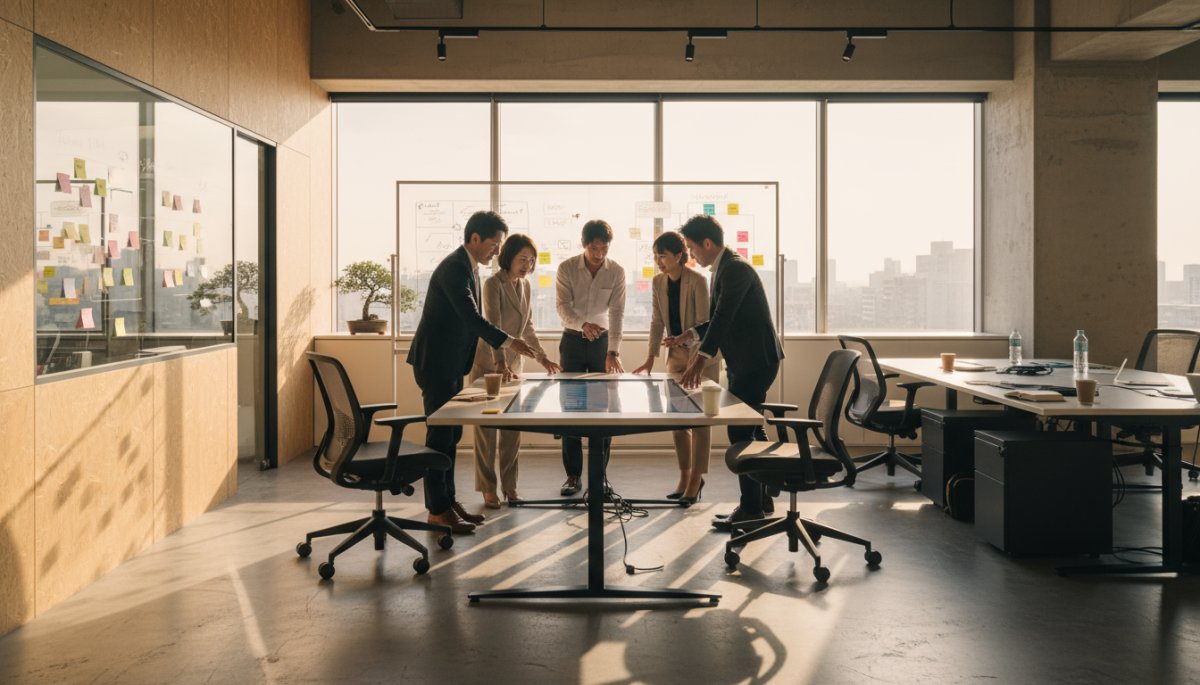 インサイドセールスの組織構築や戦略設計を立てる様子