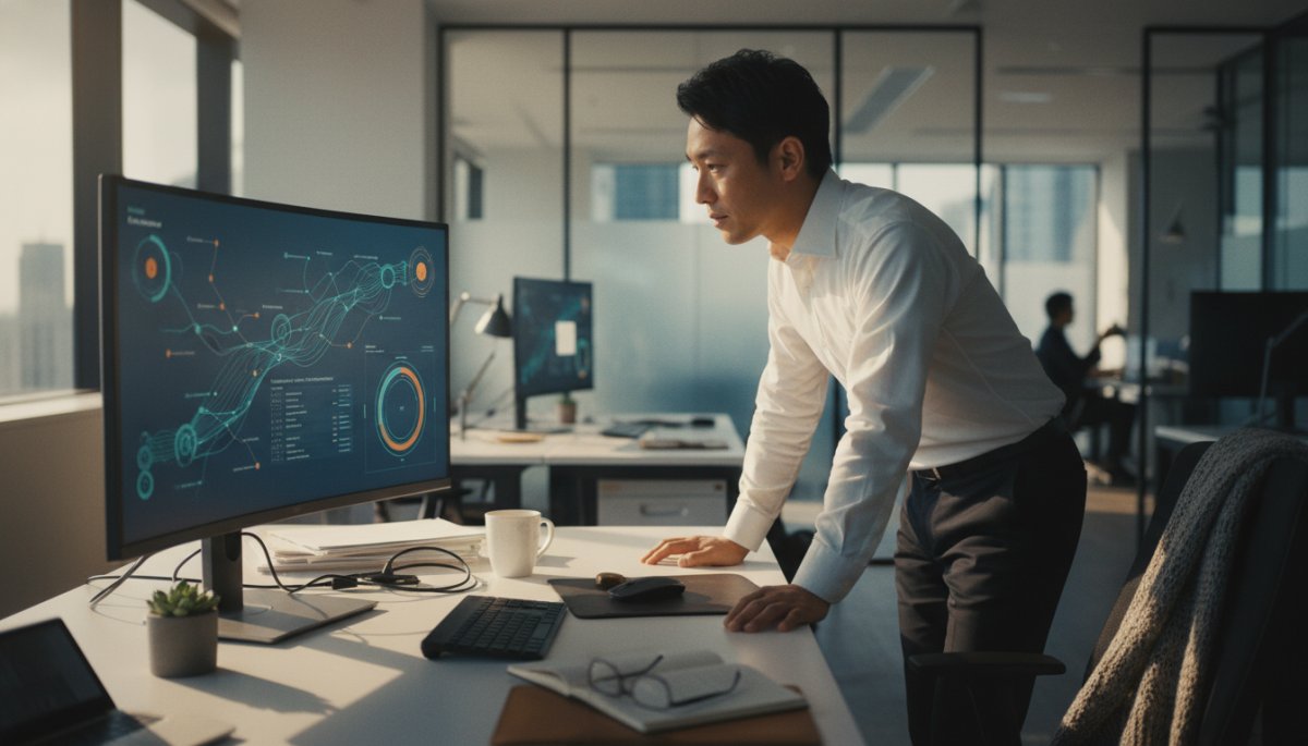 インサイドセールスのリスト作成やターゲティングで効率化を図る様子