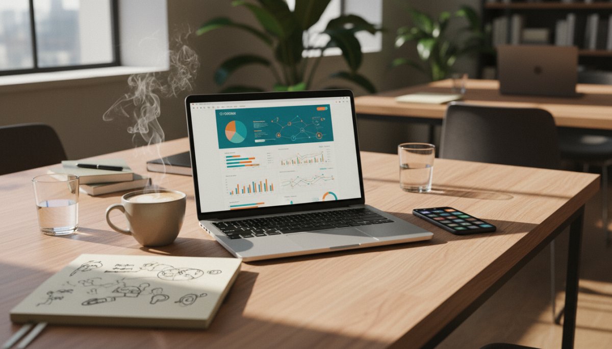 インサイドセールスのスキルマップや教育体系を映し出したモニター