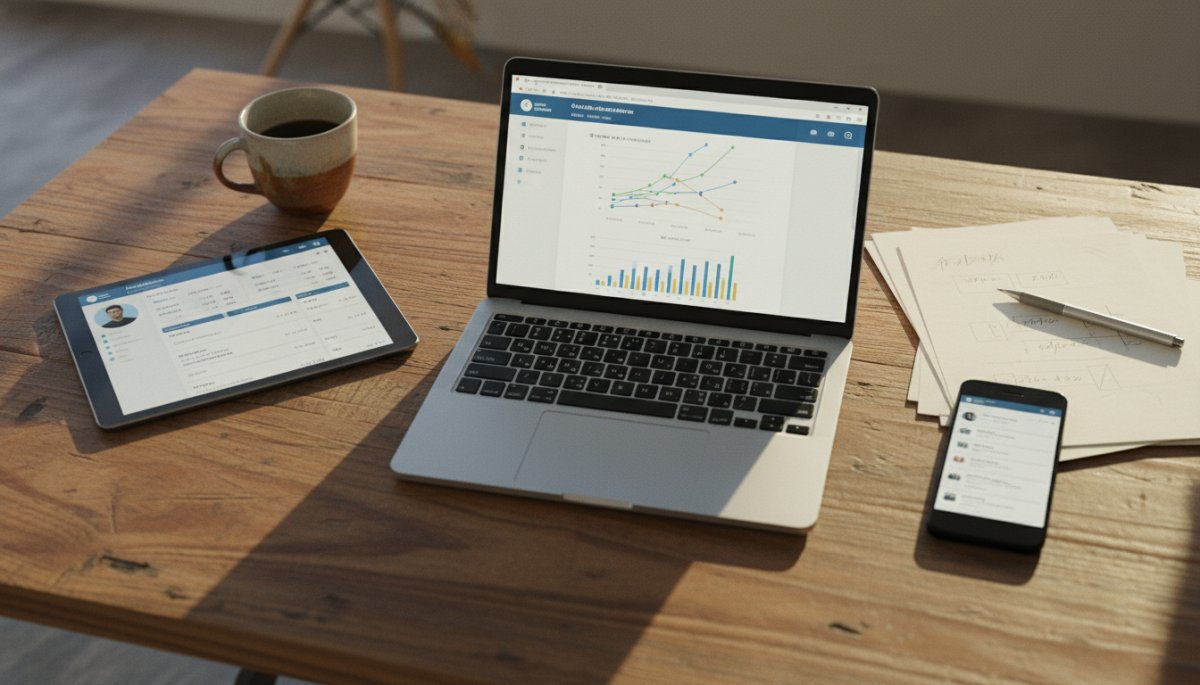 データ分析がビジネスの成長に繋がるイメージ