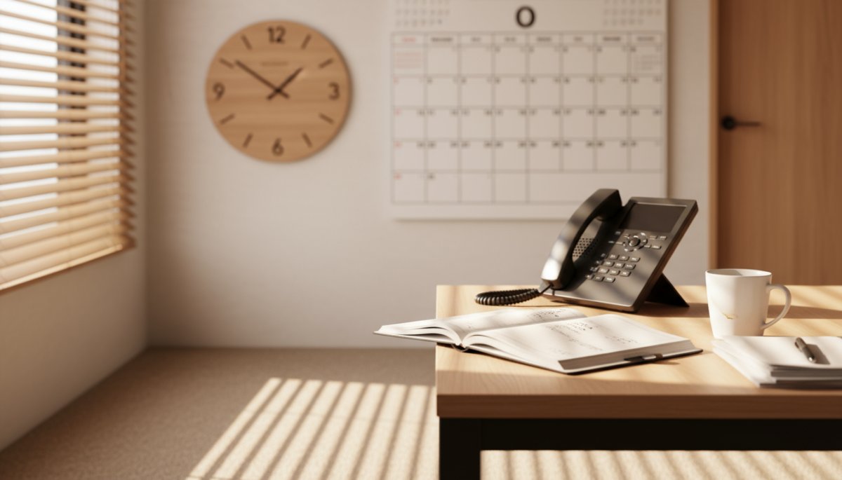 適切なタイミングで営業の電話をかけるイメージ