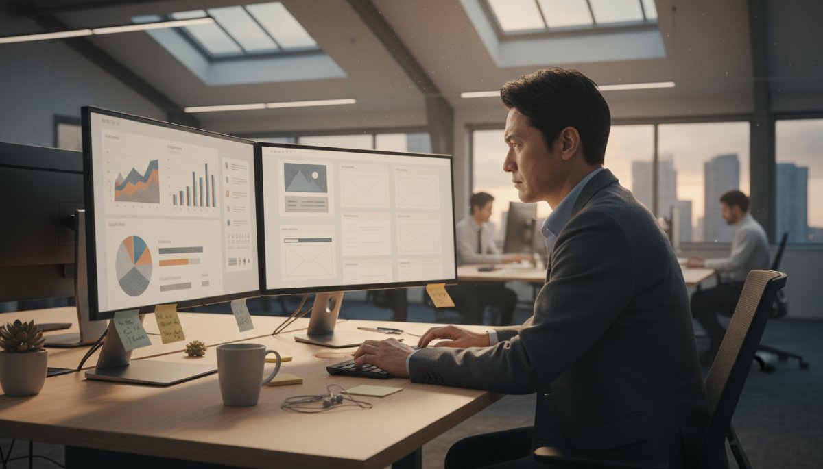 営業ターゲティングとリード分析の様子