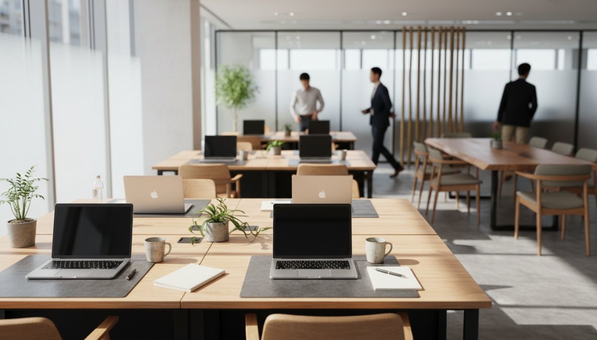 営業組織の標準化と効率化による成果向上を目指すオフィスのイメージ