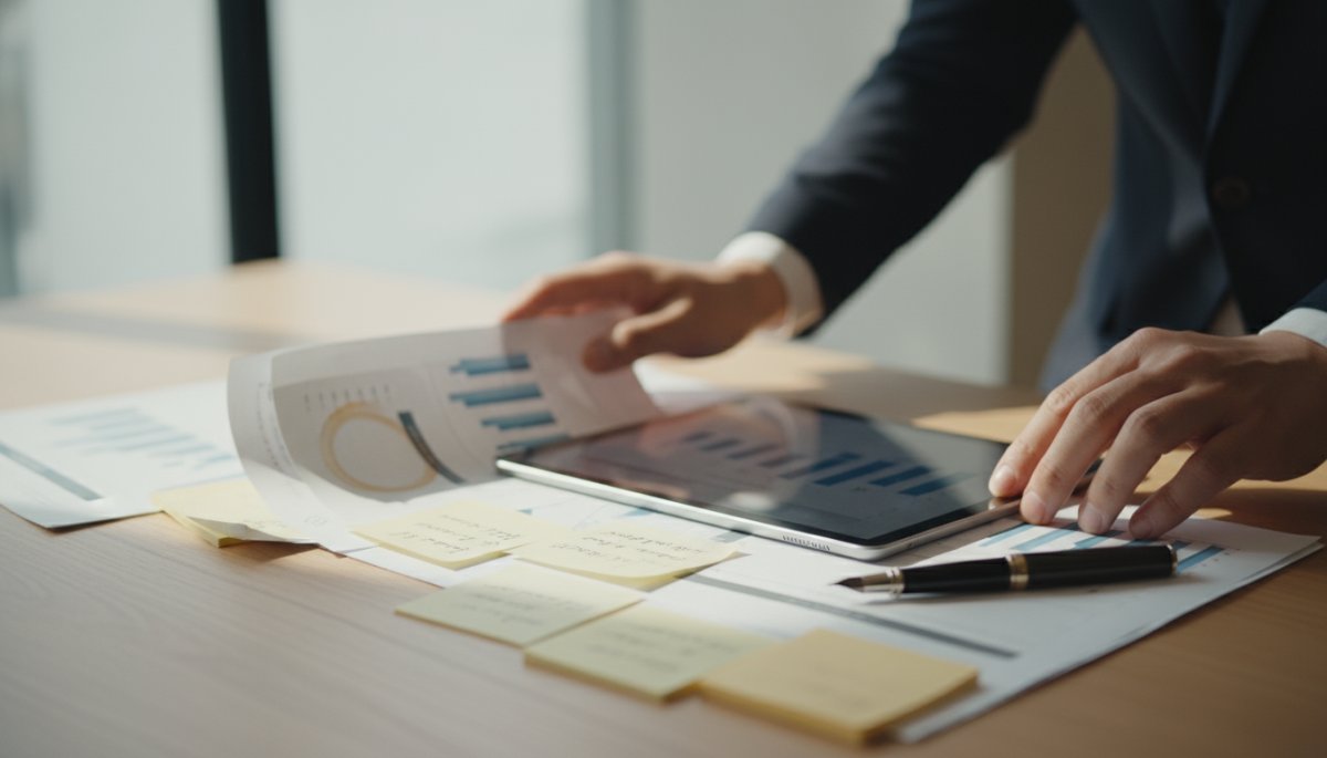 営業戦略を立案するビジネスプロフェッショナル