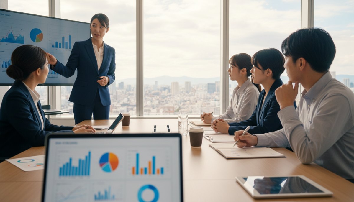 企業でノウハウを共有するコンサルタント