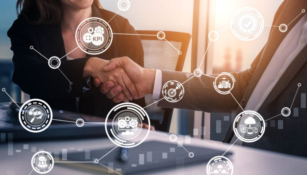 目標を達成する営業チーム